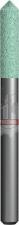 Шарошка абразивная ПРАКТИКА карбид кремния, цилиндрическая заостренная 6х27 мм, хвост 6 мм, блистер 641-329